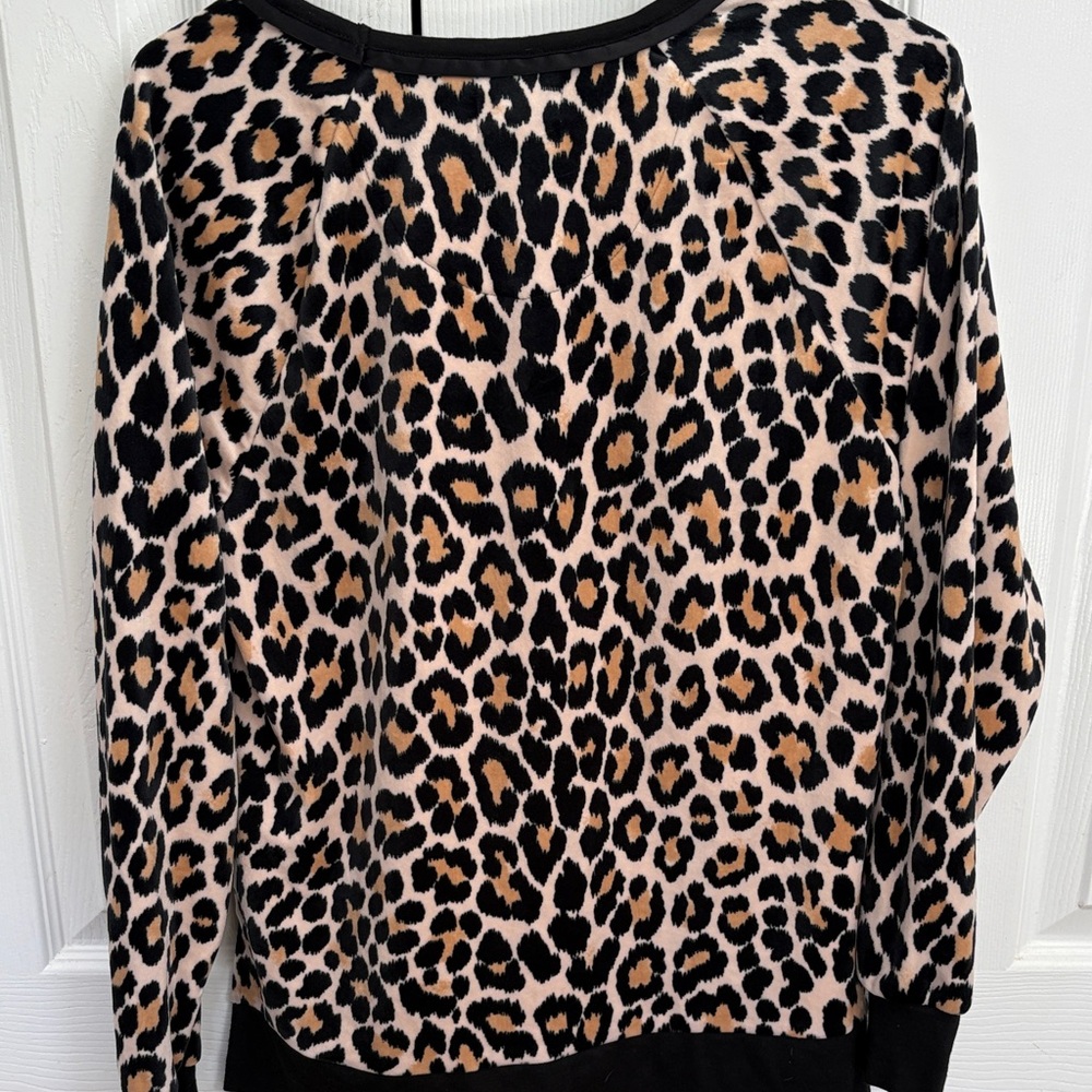 Kate Spade Velour Leopard PJ Set - Picture 5 of 8
